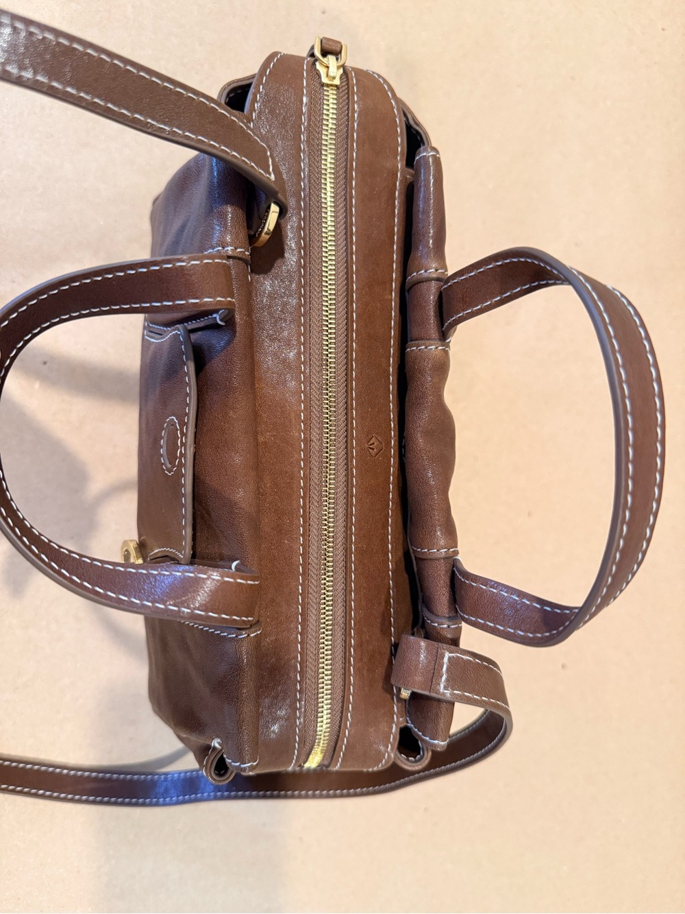 Songmont Mini Yore Duffle Bag – Sandal - Picture 12 of 16